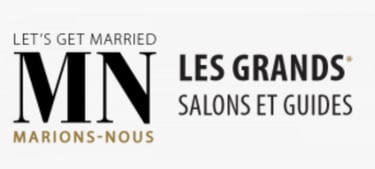 Logo des Grands salons Marions-Nous en noir, avec une typographie serif élégante sur fond blanc.