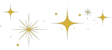 Elément décoratif - étoiles scintillantes- Rubenia Timmerman, auteure.