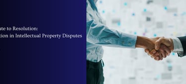 Article about alternative dispute resolution in intellectual property disputes focusing on mediation