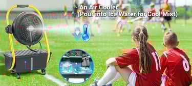 Mist Fan. Bookings 832-216-8423