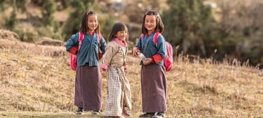 Bhutanese_School_Going_Children_at_Pjobjikha_Valley_Western_Bhutan
