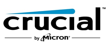 a logo for a company called crucial