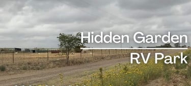 Flower-lined entrance road at Hidden Garden Flower-lined entrance road