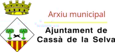 Colaboración del Archivo del Ayuntamiento de Cassà de la Selva con la Web Oficial Domènec Balet
