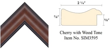 Cherry Wooden Picture Frame Item No. SIM3595