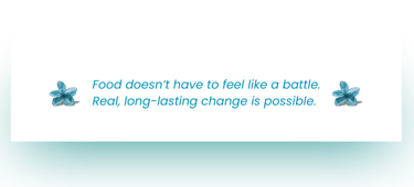 Quote about healthy relationship with food
