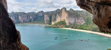 thailand krabi rayleigh rock climbing