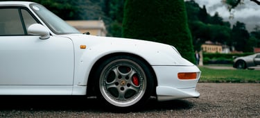 rare Porsche 911 at a car show