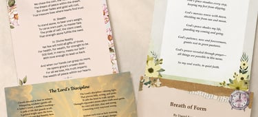 A collection of Christian poetry by Darryl Sampson featuring inspirational poems on faith, strength, and God's presence.