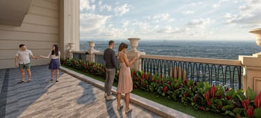 The Bliss Condominium infinity villa in the air