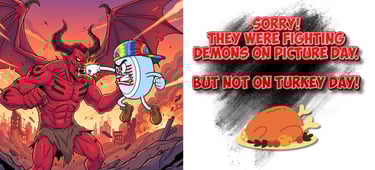 ATF Man Fighting Demons