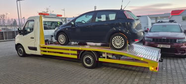 Holowanie, laweta, Katowice, Śląsk