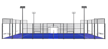 Padel sport, Padel court