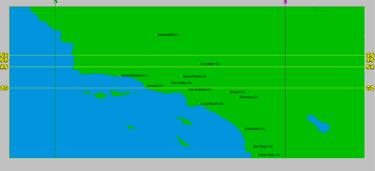 astrocartography map of Billie Eilish's hometown Los Angeles
