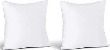 two pillows and a pillow on a white background