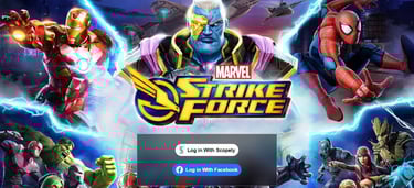 marvel strike force login issue