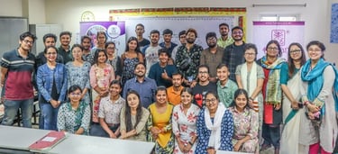 Group of students and professors