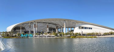 SoFi Stadium, vista externa.