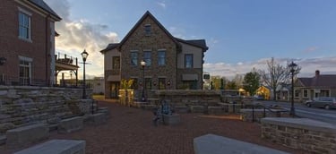 OLD BRICK BUILDING IN HISTORIC DUBLIN OHIO