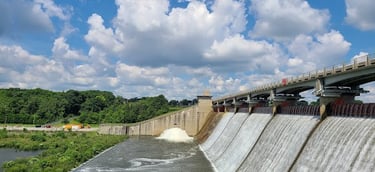 DAM IN NEW ALBANY OHIO