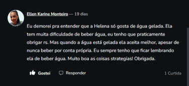Prova Social - Muito boa as estratégias das aulas - Un Diamante – Plataforma de Apoio para Famílias 