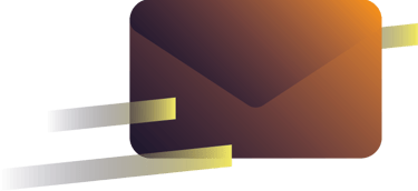 Envelope icon representing newsletter and contact email
