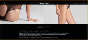 description produit lingerie