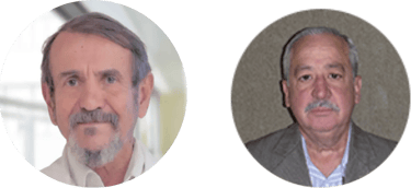 Fotografias dos Drs. Jairo Andrade Lima e Saulo Monteiro dos Santos.