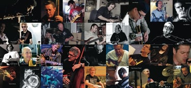 Poster de músicos intérpretes en la grabación del CD "Cuestión de Tiempo" icluido en el CD físico.