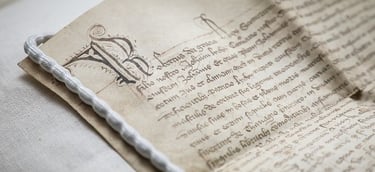 Image of royal charter by King Robert II of Scotland, 1380