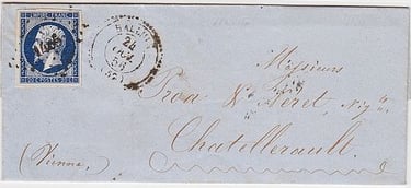 Losange Petits Chiffres 1485 et type 22.