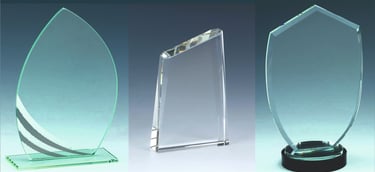Glass Awards for Laser Engraving