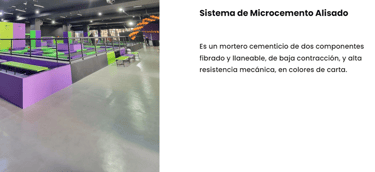 Microcemento Alisado - pisos industriales