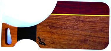 Charcuterie Board, Cutting Board, Reversible Wooden Chopping-Serving Board (Hardwood, Large
