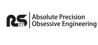 rs one logo for absolute precision and obsessive engineering