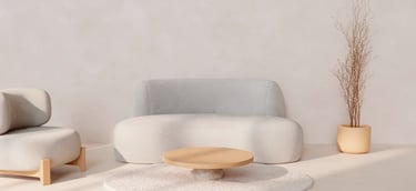 canape-incurve-bouclette- fausse-fourrure-blanc
