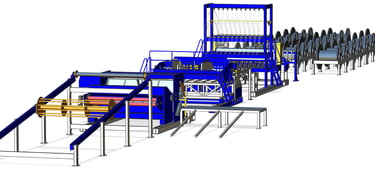 Çelik Hasır Kaynak Makinesi – HKM MCRS tam otomatik Makaradan çekme rulo sarma