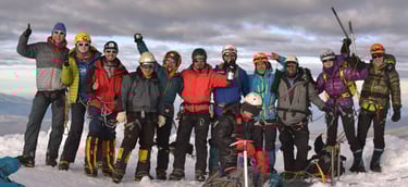 successful group on Cayambe summit