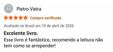 Avaliações - Livro Mate Seus Sonhos - Depoimentos