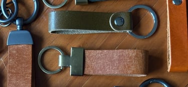 Handmade Leather Key fobs