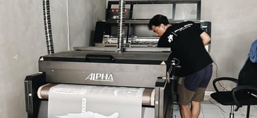 Proses Print Sablon DTF Himade Studios