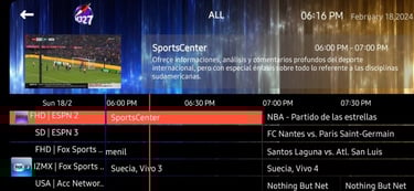 Todos los deportes y ppv actualizados diariamente