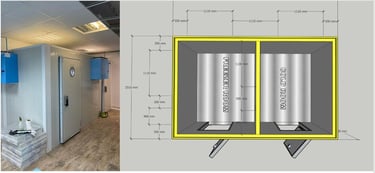 3D Cold Room Drawing