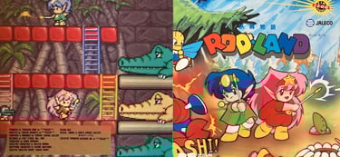 Rod-Land Soundtrack Backside and Front