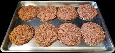 Tomato Black Bean Burgers