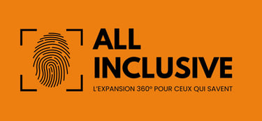 logo ALL INCLUSIVE : L'expansion Retail pour ceux qui savent. BACKWASH LIFE