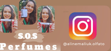 Instagram logo de aline maliuk e s.o.s. perfumes