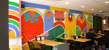 Bespoke Mural for a restaurant in Somerville, NJ