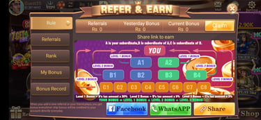 refer and win 3card new game