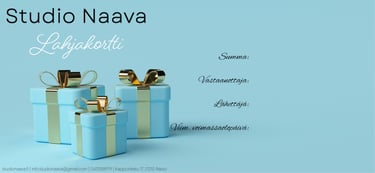 Osta lahjakortti netistä, parturi-kampaamo Studio Naava